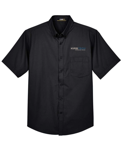 Variant Image for 88194T - CORE365 Men's Tall Optimum Short Sleeve Twill Dress Shirt - Kirbtech LLC - Website Kirbtech