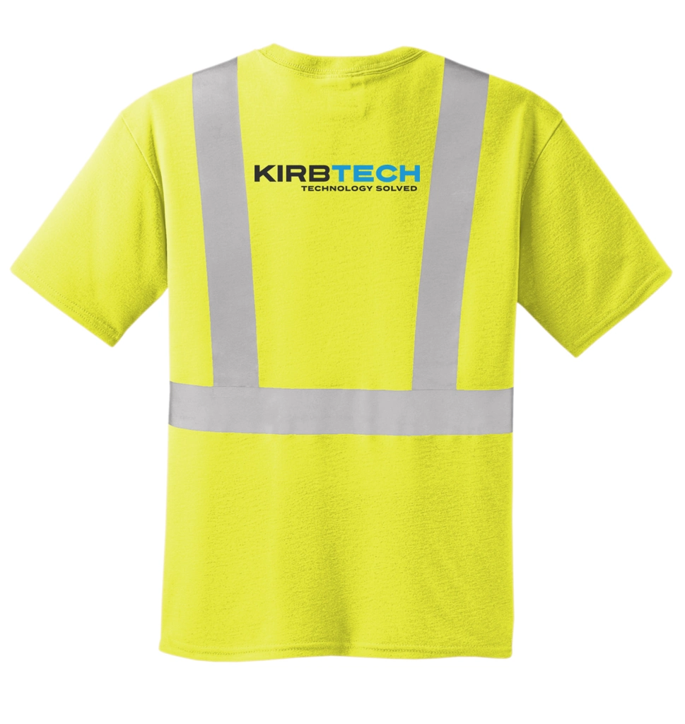 Variant Image for CS401 - CornerStone® ANSI 107 Class 2 Safety T-Shirt - Kirbtech - 2C Dark D - Website Kirbtech
