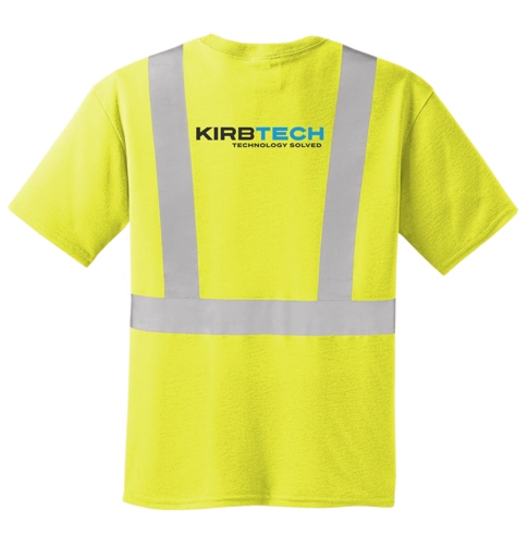 Variant Image for CS401 - CornerStone® ANSI 107 Class 2 Safety T-Shirt - Kirbtech - 2C Dark D - Website Kirbtech