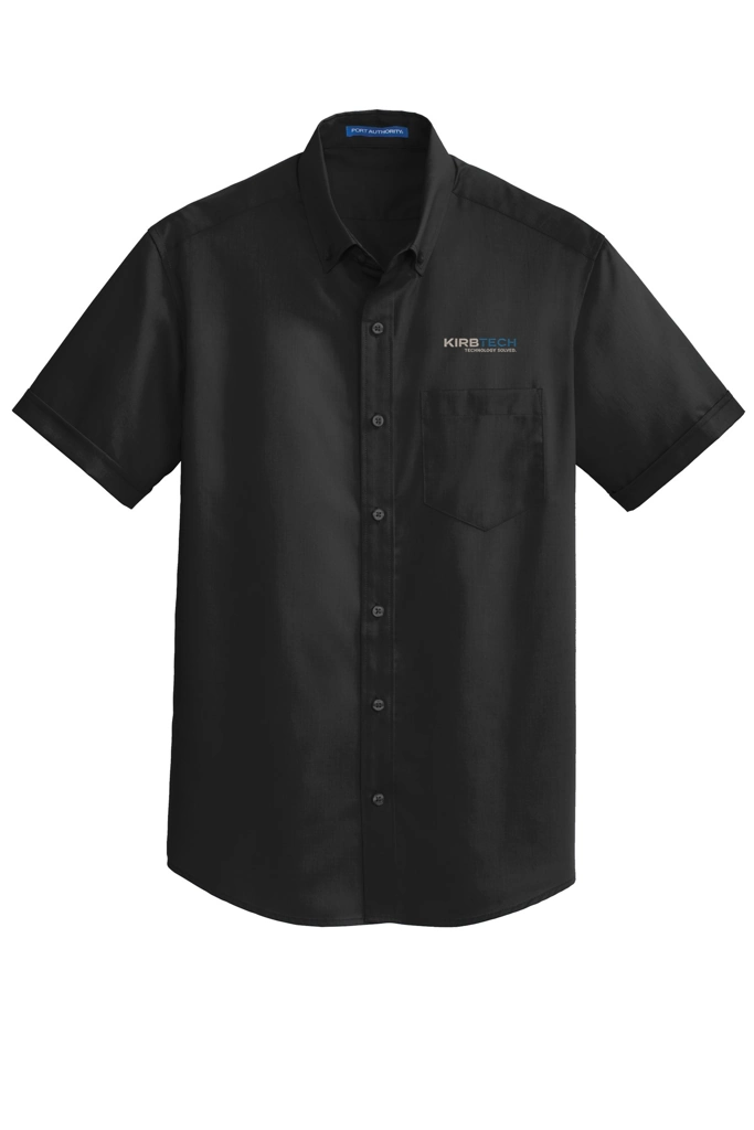 Variant Image for S664 - Port Authority® Short Sleeve SuperPro™ Twill Shirt - Kirbtech - 2C Light E - Website Kirbtech