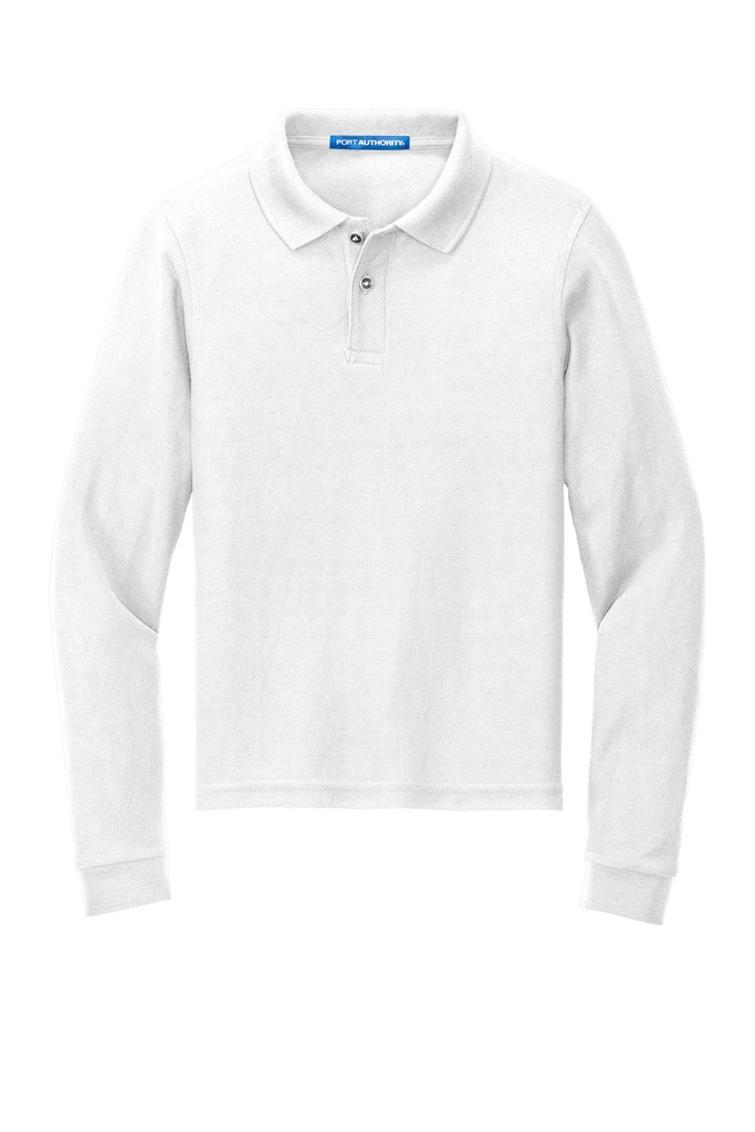 Y500LS - Port Authority® Youth Silk Touch™ Long Sleeve Polo