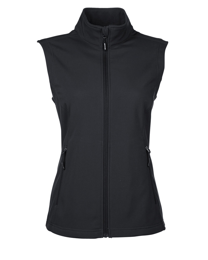 CE701W  - CORE365 Ladies' Cruise Two-Layer Fleece Bonded Soft Shell Vest
