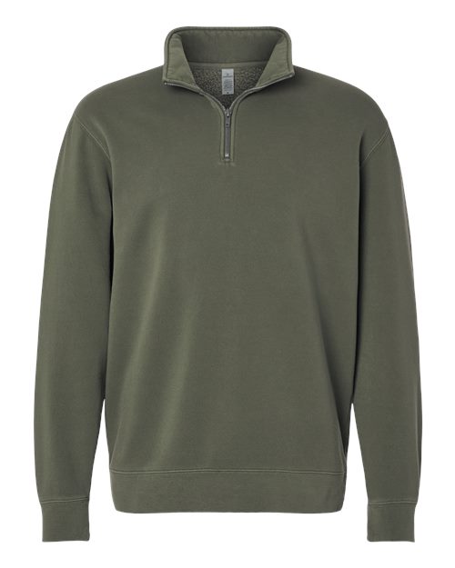 PRM4600QZ - Independent Trading Co. Unisex Pigment-Dyed Quarter-Zip Pullover