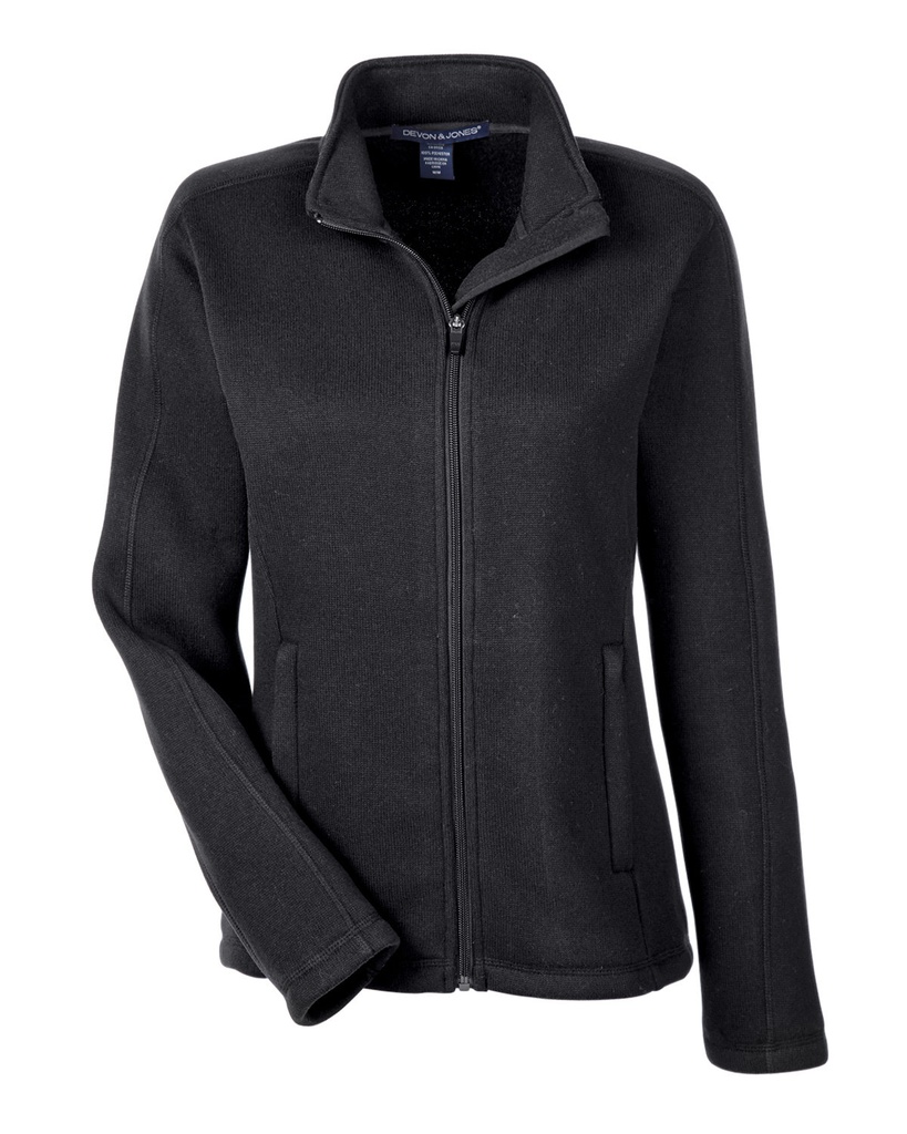 DG793W  - Devon & Jones Ladies' Bristol Full-Zip Sweater Fleece Jacket