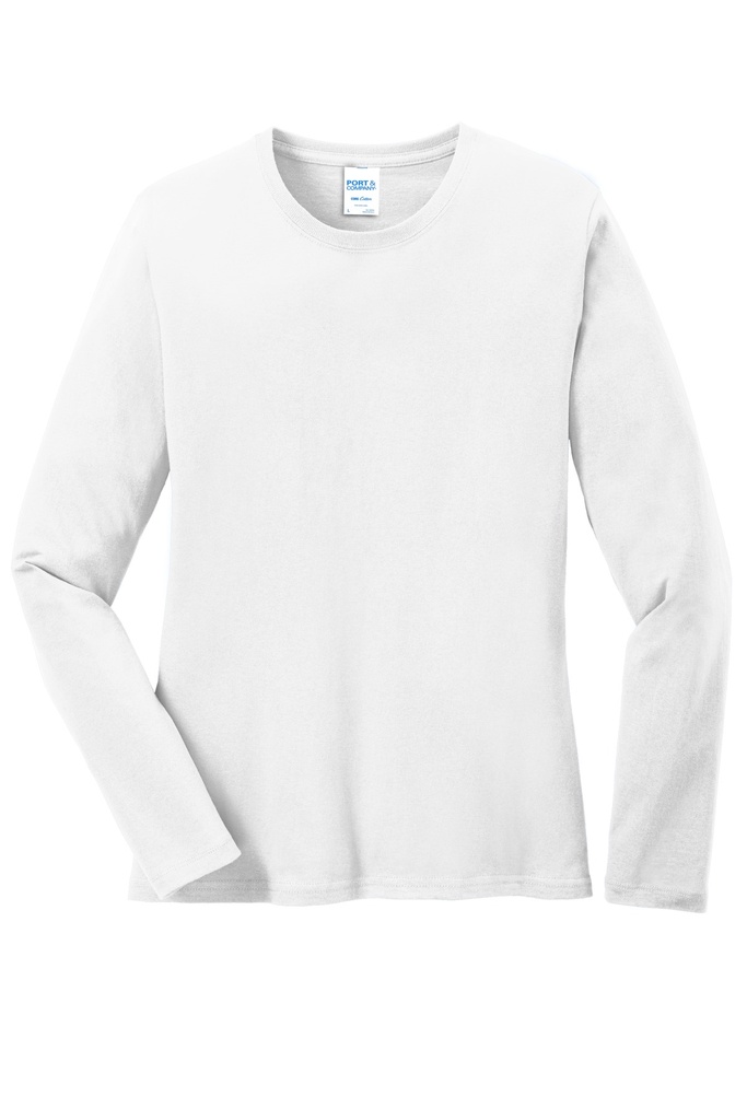 LPC54LS - Port & Co™ Women's Long Sleeve Core Cotton Tee