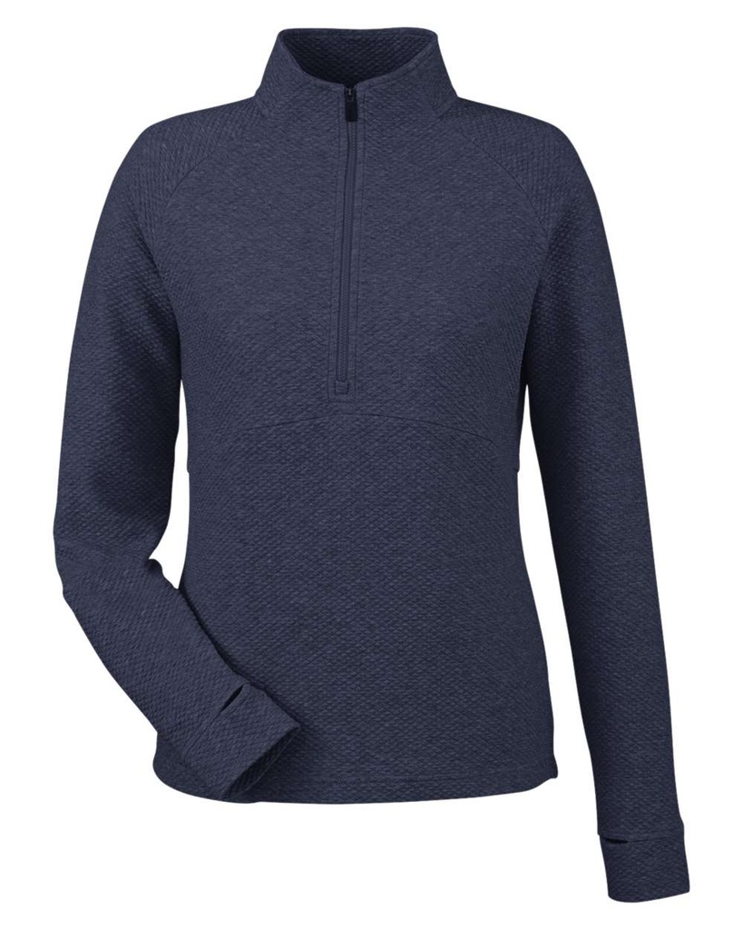 NE725W - North End Women's Spirit Textured Quarter-Zip Pullover