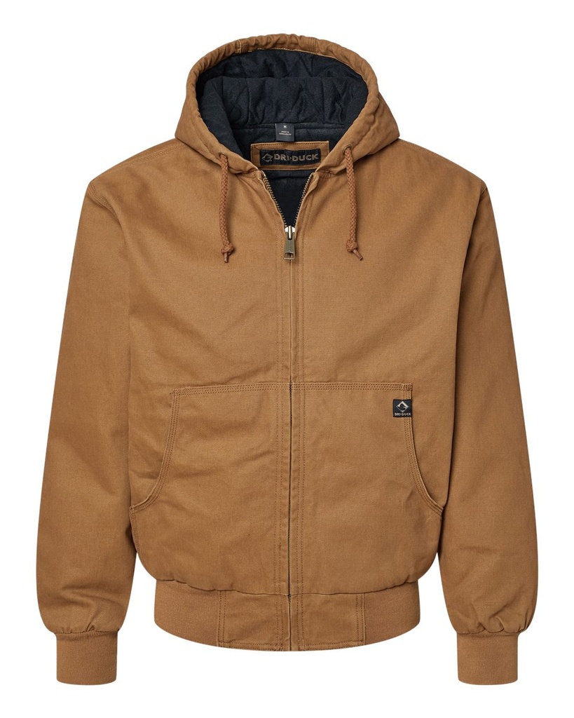 5020 - DRI DUCK Men's Cheyenne Boulder Cloth™ Hooded Jacket with Tricot Quilt Lining
