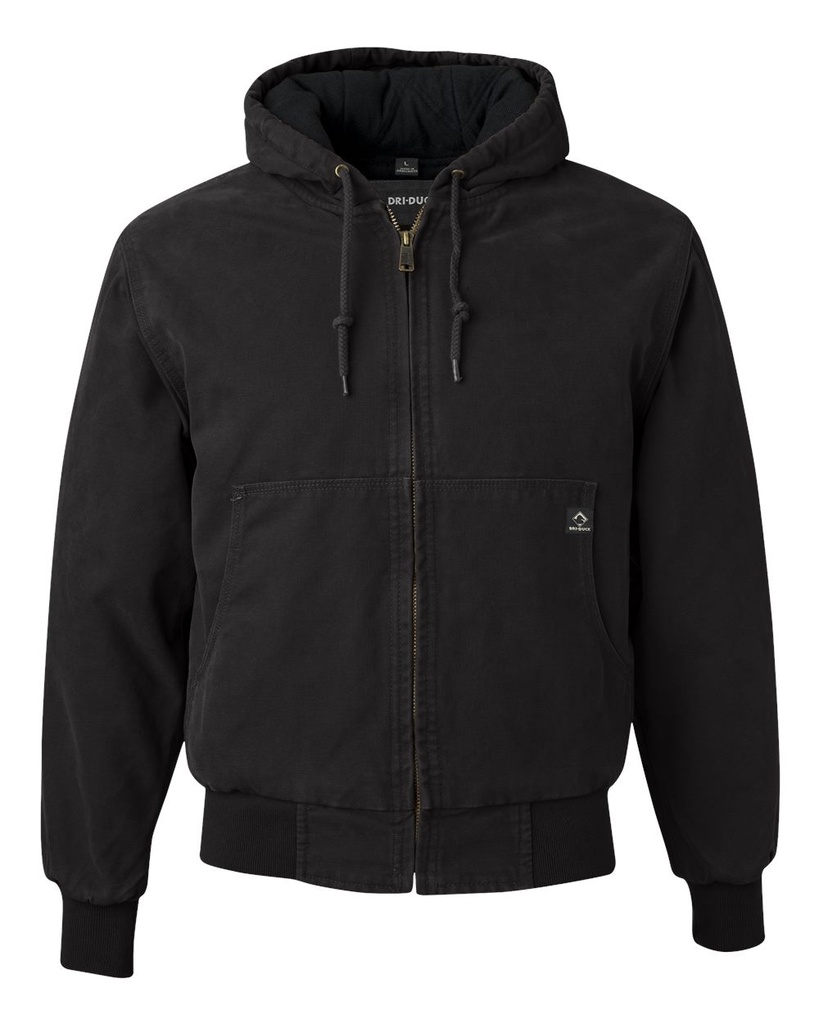 5020T - DRI DUCK Men's Tall Cheyenne Boulder Cloth™ Hooded Jacket with Tricot Quilt Lining