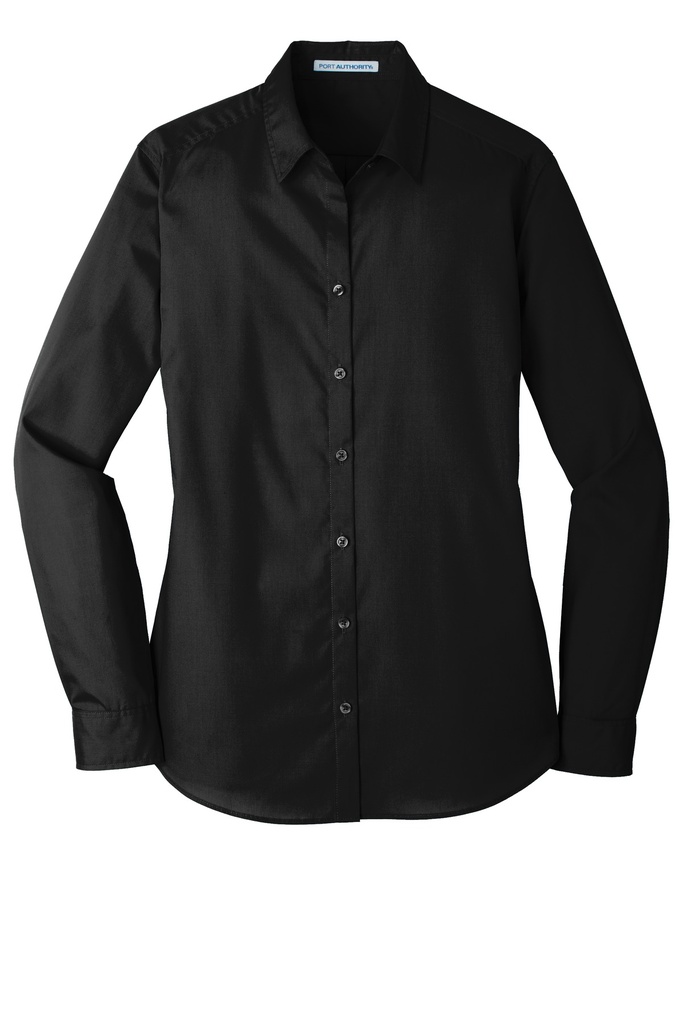 LW100 - Port Authority® Women's Long Sleeve Carefree Poplin Shirt