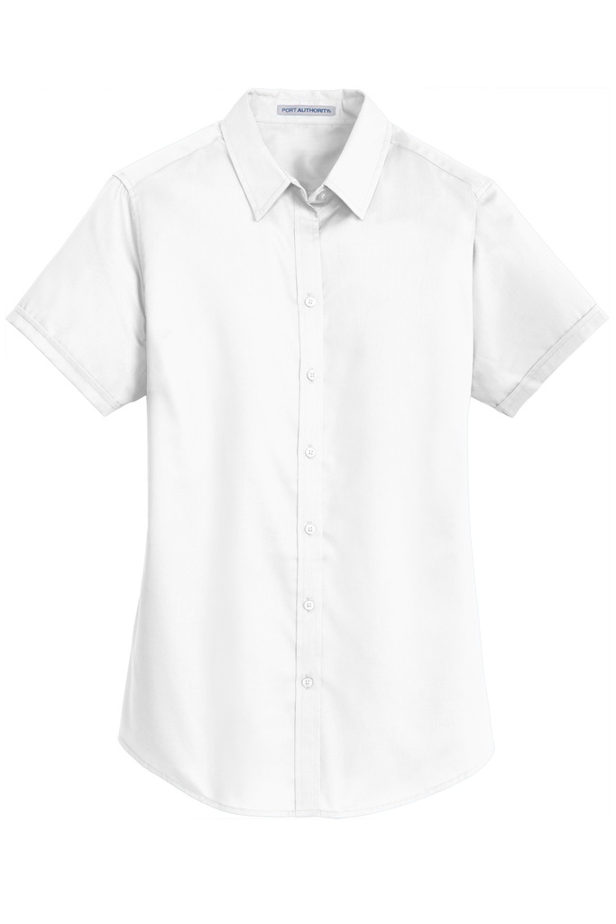 L664 - Port Authority® Women's Short Sleeve SuperPro™ Twill Shirt