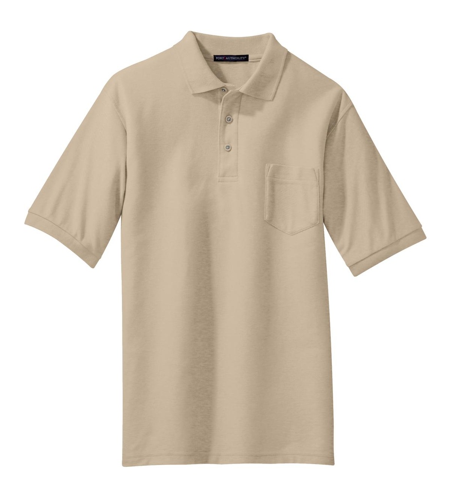 K500P - Port Authority® Silk Touch™ Polo with Pocket