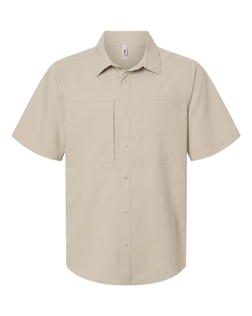 CE520 - CORE365 Men's UltraUVP Shoreline Short Sleeve Staff Shirt